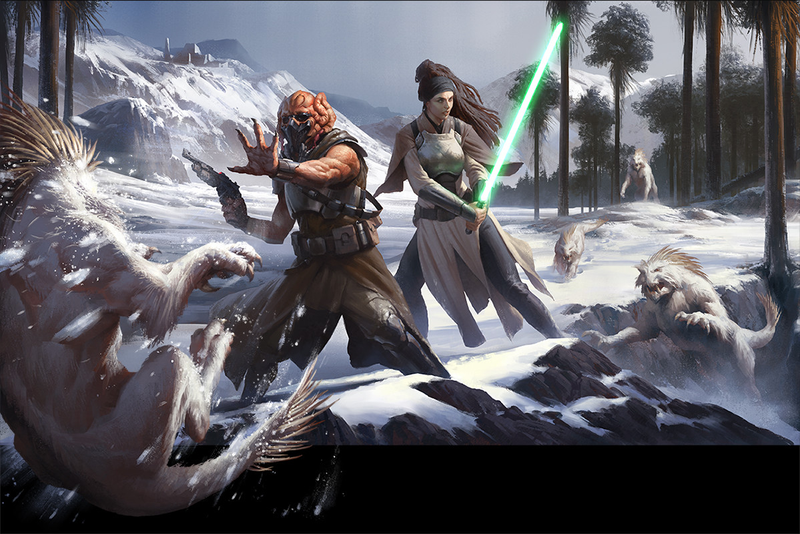 Illustration for article titled Star Wars Space Battle Has No Chill